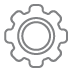 Illustration of a circular gear design with interconnected elements, representing concepts of engineering or mechanics.