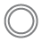 A simple circular loading spinner in gray, representing a loading state or progress.