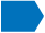 A blue right-pointing arrow on a white background.