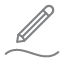 A simple illustration of a pencil, often used to represent writing or creativity.