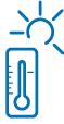 A blue circular logo with a stylized upward arrow and a figure holding a vertical line, representing growth or progress.