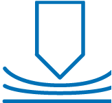 A blue icon depicting a pencil and paper, symbolizing writing or editing.