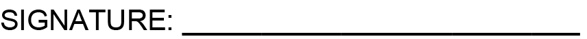 Text graphic that reads 'SIGNATURE' in bold, uppercase letters with a modern typeface.