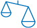An illustration of a balance scale, symbolizing fairness and equality.