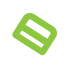 A green pencil icon with a stylized design, representing creativity and writing.