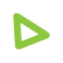Green play button icon with a triangular shape, typically used to represent play functionality.