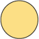 A simple round shape filled with a light yellow color, outlined in black.